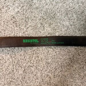 VTG Resistol Brown Leather Belt